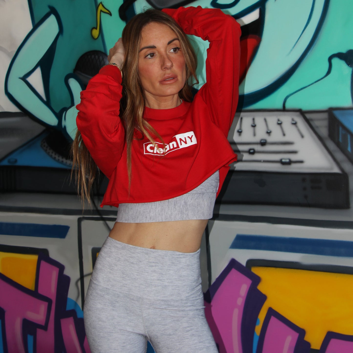 Clean NY Raw Hem Crop