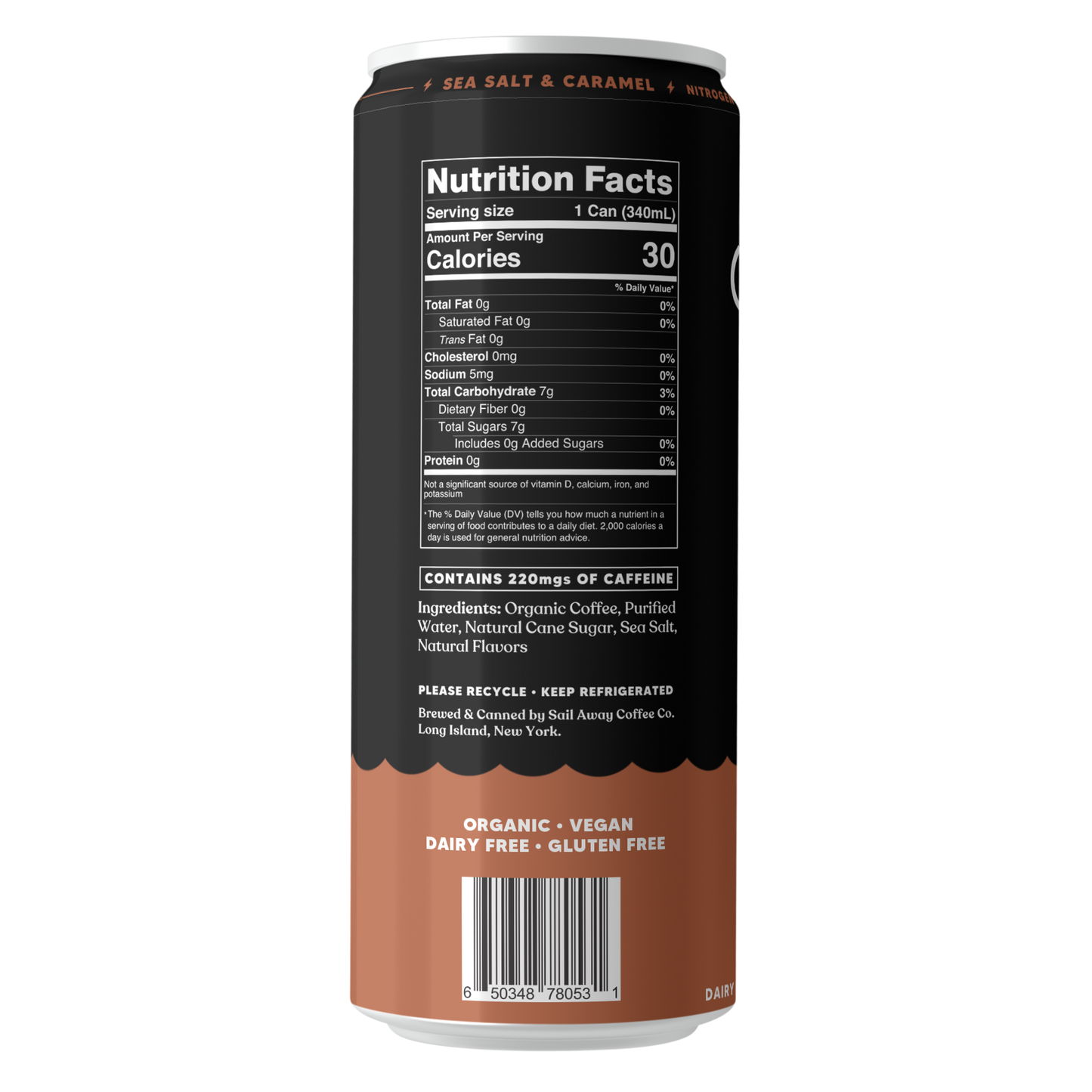 Sail Away Cold Brew Coffee - Sea Salt & Caramel