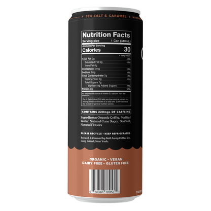 Sail Away Cold Brew Coffee - Sea Salt & Caramel