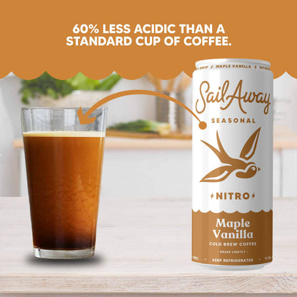 Sail Away Cold Brew Coffee - Maple Vanilla *Fall Seasonal*