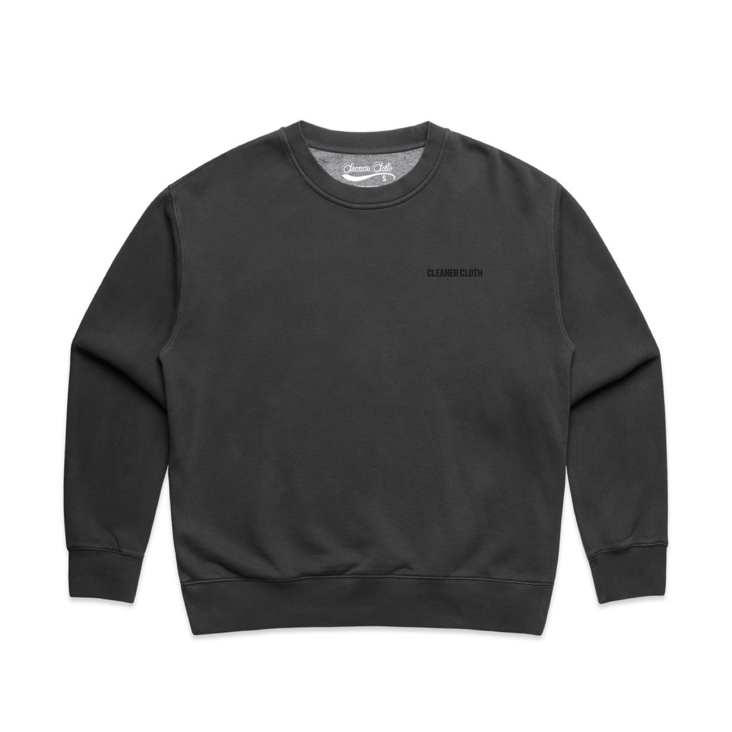 Embroidered Faded Crew