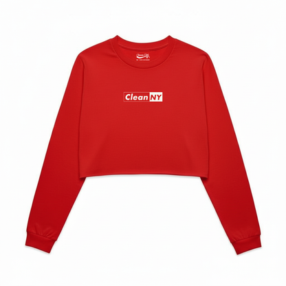 Clean NY Raw Hem Crop