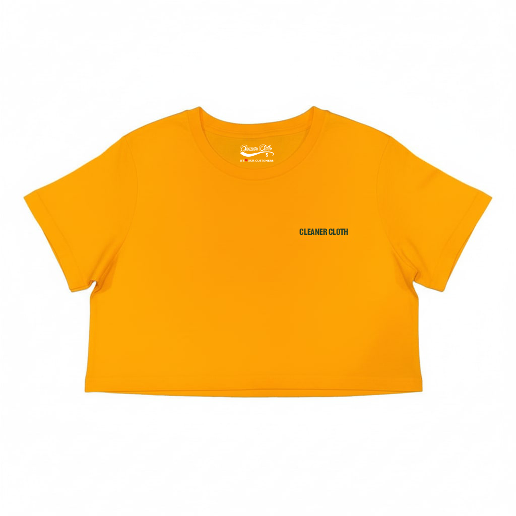 Raw Hem Crop Tee
