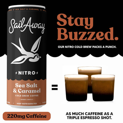 Sail Away Cold Brew Coffee - Sea Salt & Caramel
