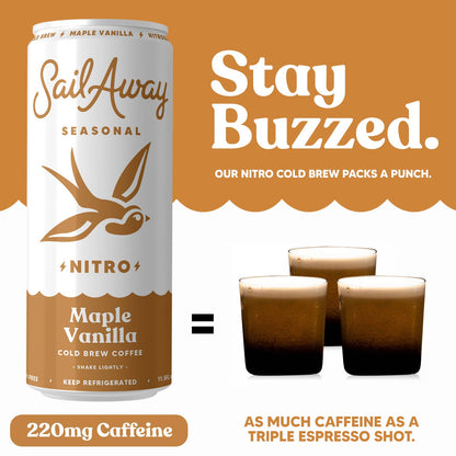 Sail Away Cold Brew Coffee - Maple Vanilla *Fall Seasonal*