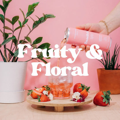 BEACHBALL Organic Iced Tea Can - Strawberry Hibiscus