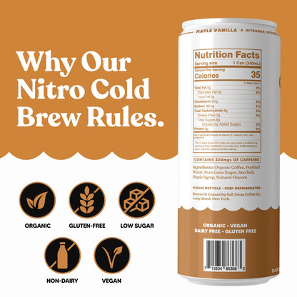 Sail Away Cold Brew Coffee - Maple Vanilla *Fall Seasonal*